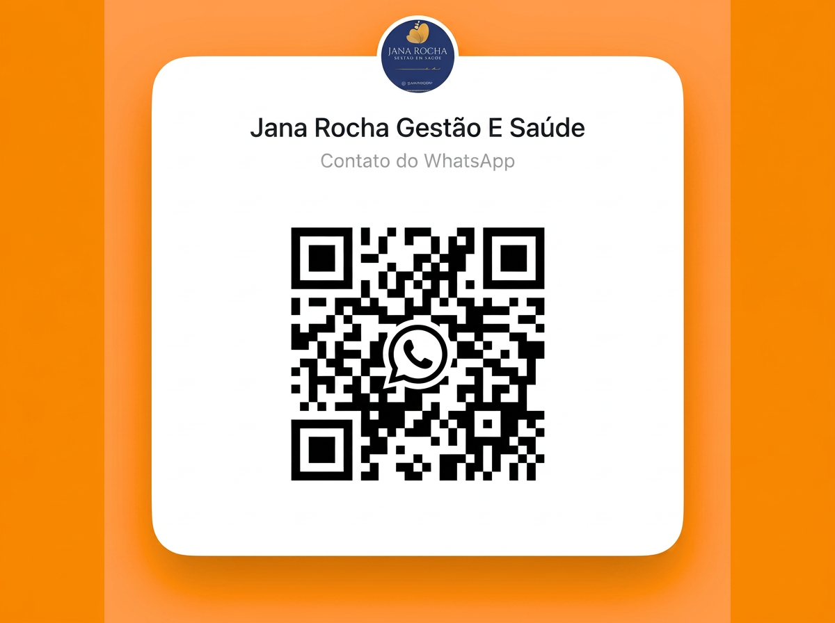 Cartão de contato do WhatsApp para atendimento Perfil com Jana